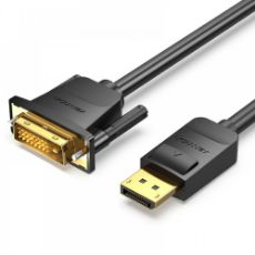 Εικόνα της Καλώδιο Vention DisplayPort to DVI 1m Black HAFBF