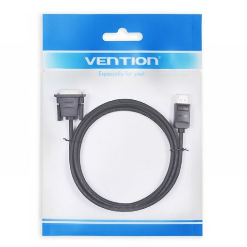 Εικόνα της Καλώδιο Vention DisplayPort to DVI 1.5m Black HAFBG