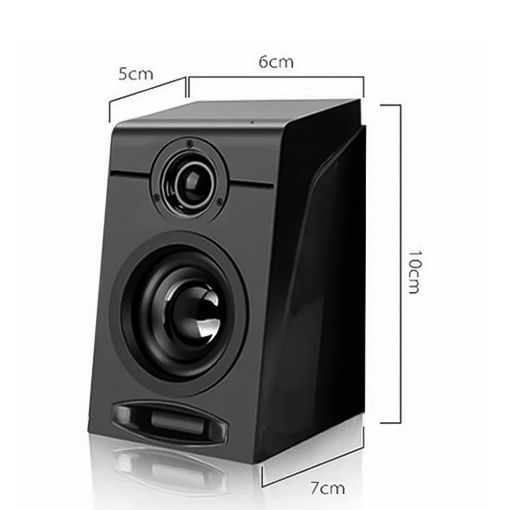 Εικόνα της Ηχεία Lamtech 2.0 Black LAM021769