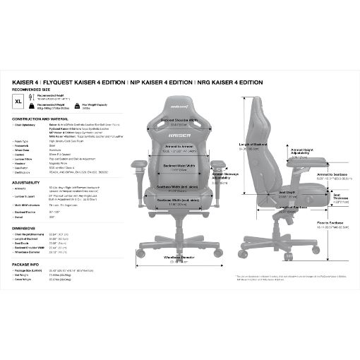 Εικόνα της Gaming Chair Anda Seat Kaiser 4 V2 XL Premium PVC Leather Bentley Brown AD12YDDC-XLL-20-K-PV/C-03