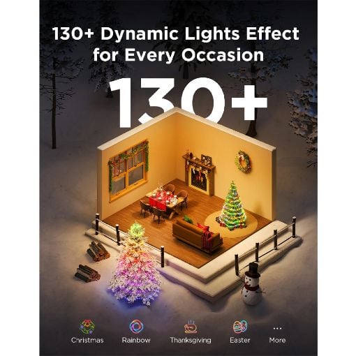 Εικόνα της Govee Christmas String Lights 2S 20m H80C4