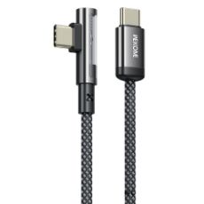Εικόνα της Καλώδιο WK USB-C to USB-C 65W 1m Black WDC-43