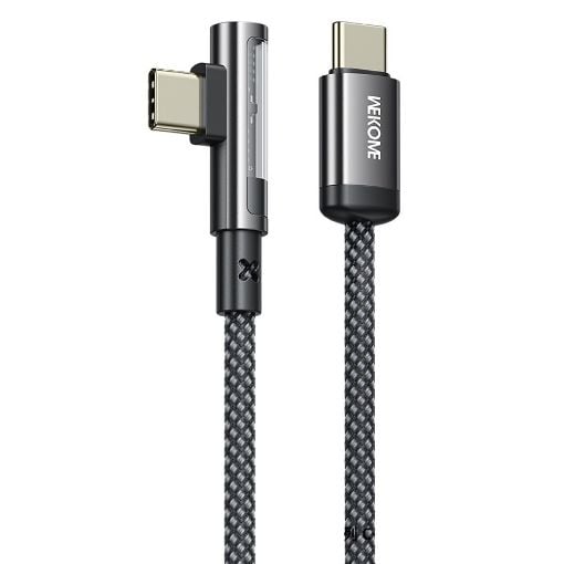 Εικόνα της Καλώδιο WK USB-C to USB-C 65W 1m Black WDC-43