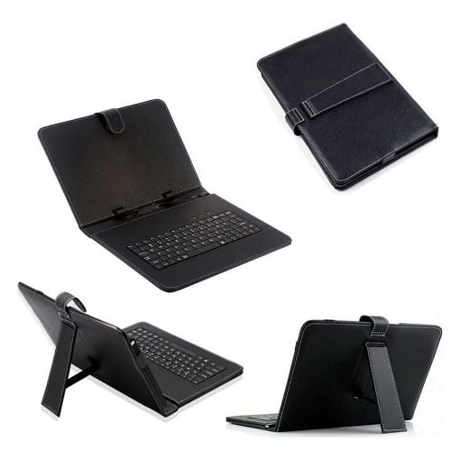 Εικόνα της Θήκη Tablet Lamtech 10.1-10.4" με Πληκτρολόγιο και 3 Θύρες USB Black LAM021912