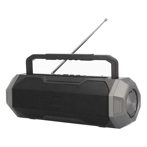 Εικόνα της Ηχείο Lamtech Bluetooth με Ραδιόφωνο 12W Black LAM023152