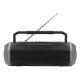 Εικόνα της Ηχείο Lamtech Bluetooth με Ραδιόφωνο 12W Black LAM023152