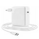 Εικόνα της Φορτιστής Lamtech USB-C με Καλώδιο USB-C 2m 87W White LAM023510