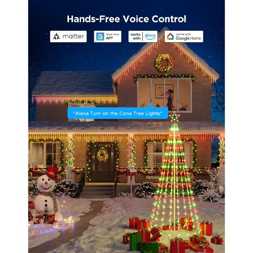 Εικόνα της Govee Cone Tree Lights H6840