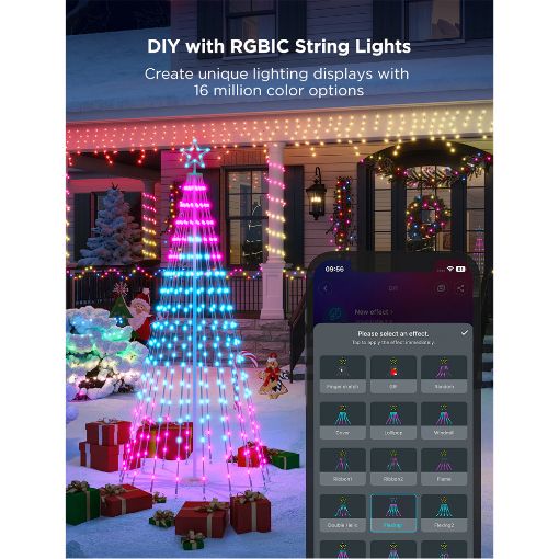 Εικόνα της Govee Cone Tree Lights H6840