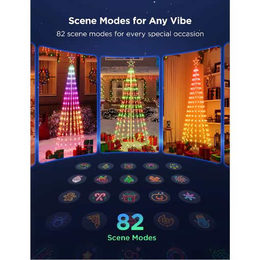 Εικόνα της Govee Cone Tree Lights H6840