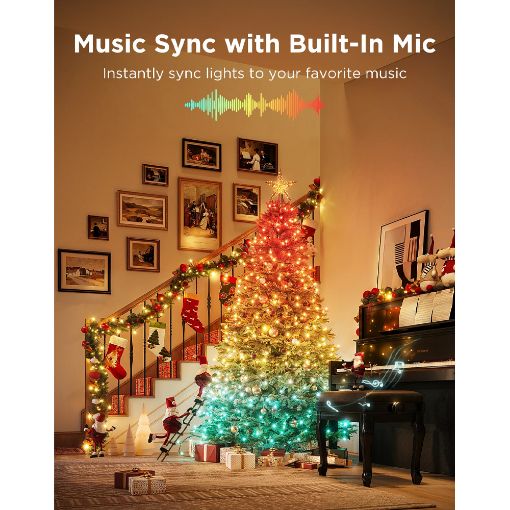 Εικόνα της Govee Christmas Sparkle String Lights 20m H6870