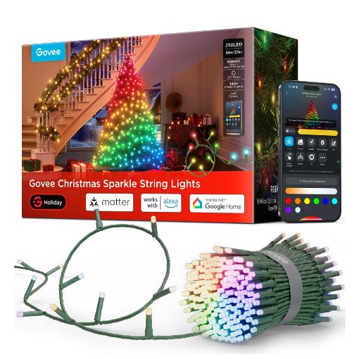 Εικόνα της Govee Christmas Sparkle String Lights 20m H6870