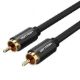 Εικόνα της Καλώδιο Vention Aluminum Alloy Type RCA M/M 1.5m Black VAB-R09-B150