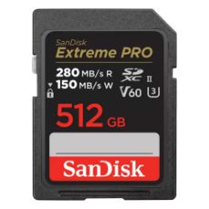 Εικόνα της Κάρτα Μνήμης SDXC SanDisk Extreme Pro 512GB U3 V60 UHS-II SDSDXEP-512G-GN4IN
