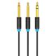Εικόνα της Καλώδιο Vention 6.5mm to Dual 6.5mm Jack M/M 5m Black BATBJ