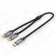 Εικόνα της Καλώδιο Vention USB-C Male to Dual 2RCA Female 1.5m Gray BGVHG