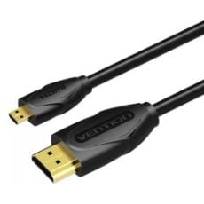 Εικόνα της Καλώδιο Vention Micro HDMI to HDMI 1m Black VAA-D03-B100