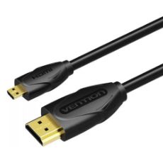 Εικόνα της Καλώδιο Vention Micro HDMI to HDMI 2m Black VAA-D03-B200