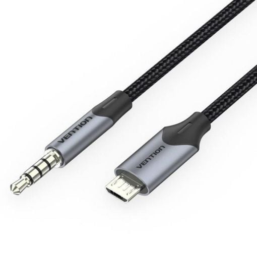 Εικόνα της Καλώδιο Vention Micro USB to 3.5mm 1.5m Black BDGBG