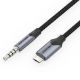 Εικόνα της Καλώδιο Vention Micro USB to 3.5mm 1.5m Black BDGBG