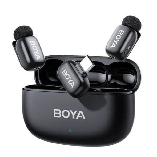 Εικόνα της Boya Mini 2 USB-C 2mics & Charging Box Black