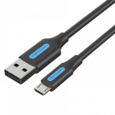 Εικόνα της Καλώδιο Vention USB-A to Micro USB-B 0.5m Black COLBD