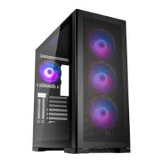 Εικόνα της Kolink Unity Meshbay ARGB Tempered Glass with 4 Pre-Installed Fans & Controller Black PGW-CH-KOL-120