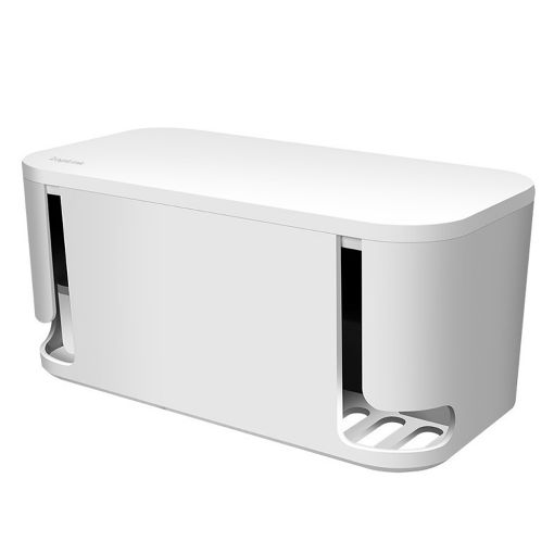Εικόνα της Πολύπριζο Logilink 5 Θέσεων με 2x USB-A & 1x USB-C και Κουτί Οργάνωσης Καλωδίων Λευκό LPS281U