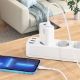 Εικόνα της Φορτιστής Lamtech USB-A QC3.0 & USB-C PD 20W White LAM023527