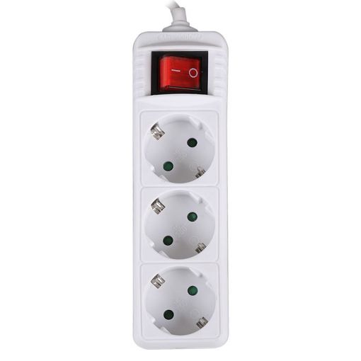 Εικόνα της Πολύπριζο Lamtech 3 Θέσεων 1.5m Λευκό LAM023688