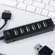 Εικόνα της USB Hub Lamtech 7-Port USB-A Black LAM040501