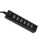 Εικόνα της USB Hub Lamtech 7-Port USB-A Black LAM040501