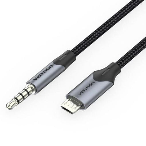 Εικόνα της Καλώδιο Vention Micro USB to 3.5mm 2m Black BDGBH