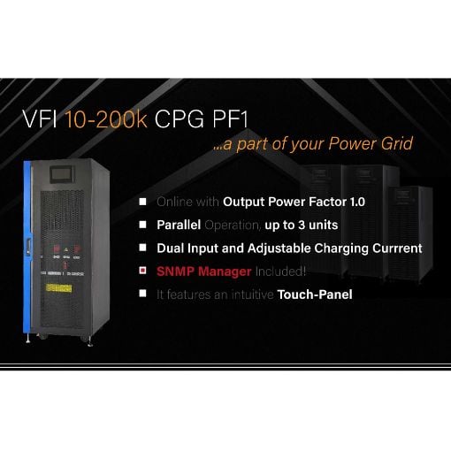 Εικόνα της UPS PowerWalker VFI 40K CPG PF1 3/3 BE Online 40000VA/40000W 10122151