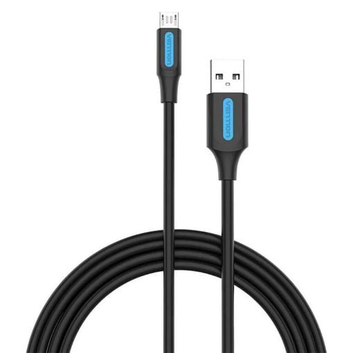 Εικόνα της Καλώδιο Vention USB-A to Micro USB-B 3m Black COLBI