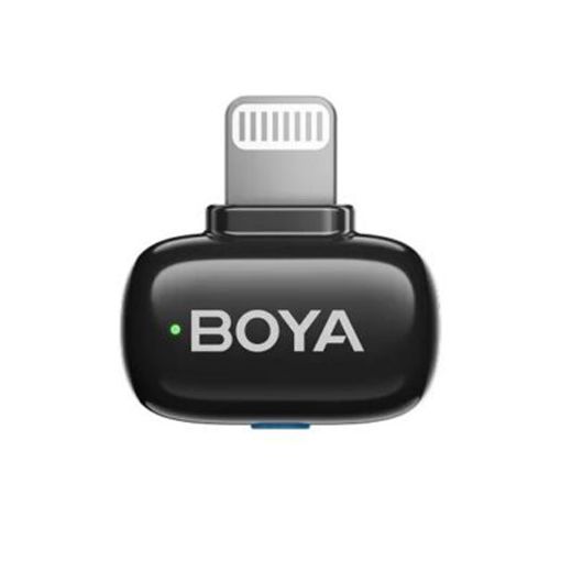 Εικόνα της Boya Mini 2 Lightning 2mics & Charging Box Black