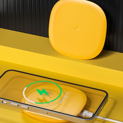 Εικόνα της Ασύρματος Φορτιστής WK WP-U165 15W Κίτρινο
