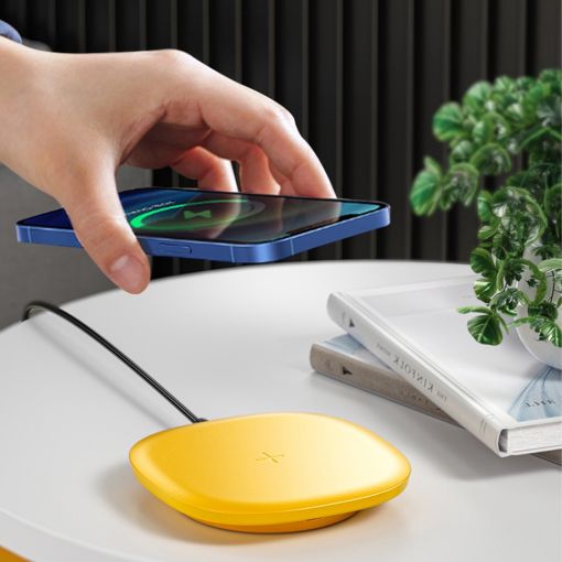 Εικόνα της Ασύρματος Φορτιστής WK WP-U165 15W Κίτρινο