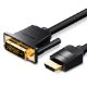 Εικόνα της Καλώδιο Vention HDMI to DVI 3m Black ABFBI