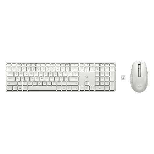 Εικόνα της Πληκτρολόγιο-Ποντίκι HP 650 Wireless (GR) White 4R016AA