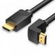 Εικόνα της Καλώδιο Vention HDMI to HDMI Right Angle Cable 270° 3m Black AAQBI