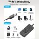 Εικόνα της External Soundcard Vention USB-A με Ρύθμιση Έντασης 0.5m Black CDRBD