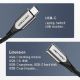 Εικόνα της Καλώδιο Επέκτασης Vention USB-C Male to USB-C Female Braided 1m Gray TABHF