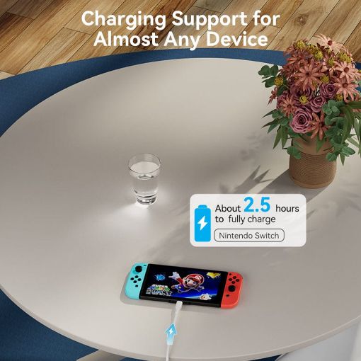Εικόνα της Καλώδιο Vention USB-C Male to USB-C Male 0.5m White TAXWD