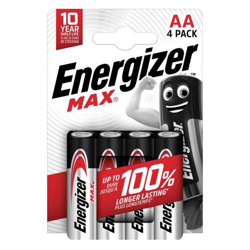 Εικόνα της Αλκαλικές Μπαταρίες AA Energizer Max Alkaline Power 1.5V 4τμχ