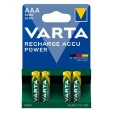 Εικόνα της Μπαταρίες Επαναφορτιζόμενες AAA Varta Ready To Use 1.2V 1000mAh 4τμχ 11680