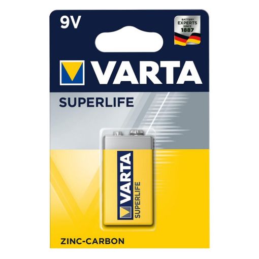 Εικόνα της Μπαταρία Zinc E Varta Superlife 9V 16965
