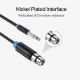 Εικόνα της Καλώδιο Vention 6.5mm Male to XLR Female 10m Black BBEBL