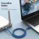 Εικόνα της Καλώδιο Δικτύου Vention UTP Round CAT.6 2m Blue IBELH