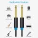 Εικόνα της Καλώδιο Vention 6.5mm to 6.5mm 1m Black BAABF